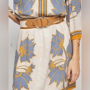 WHBM Canvas Ring Waist Belt, Size Small